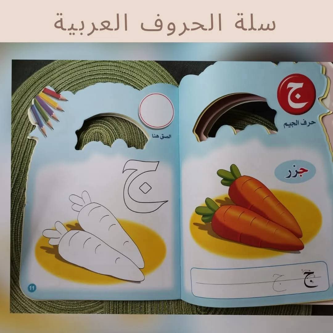 Panier de l'alphabet arabe