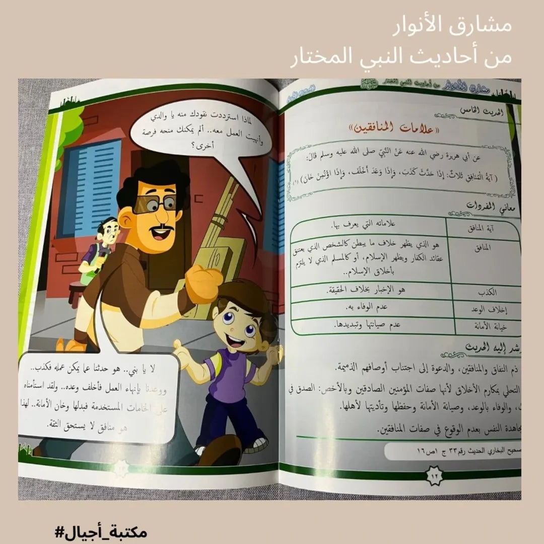 The Radiance of Lights from the Hadiths of the Chosen Prophet - مشارق الأنوار من أحاديث النبي المختار