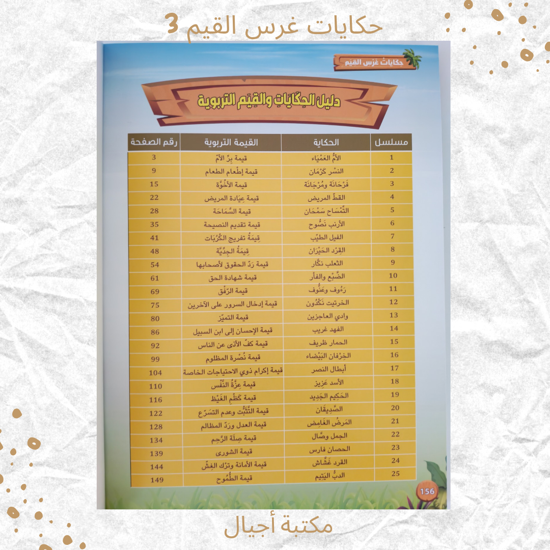 حكايات غرس القيم 3 - Stories for Instilling Values 3