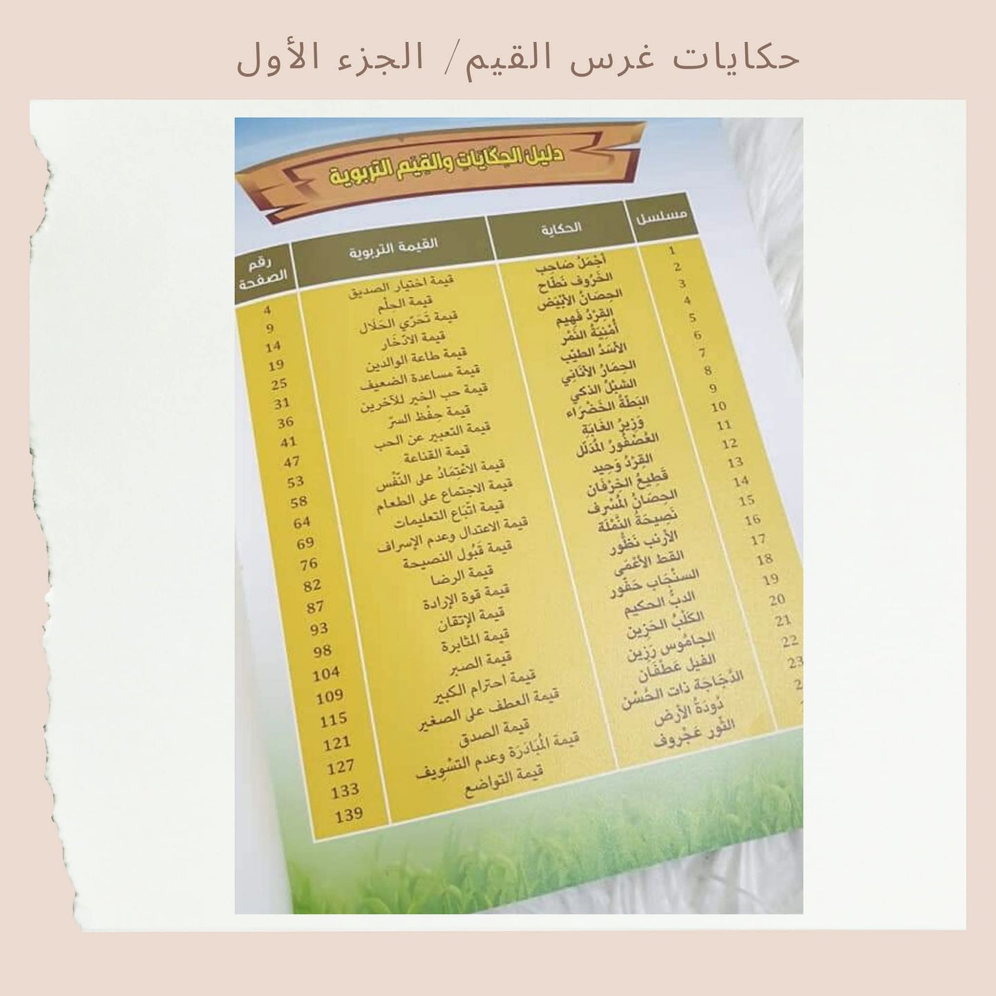 حكايات غرس القيم 1 - Stories for Instilling Values 1